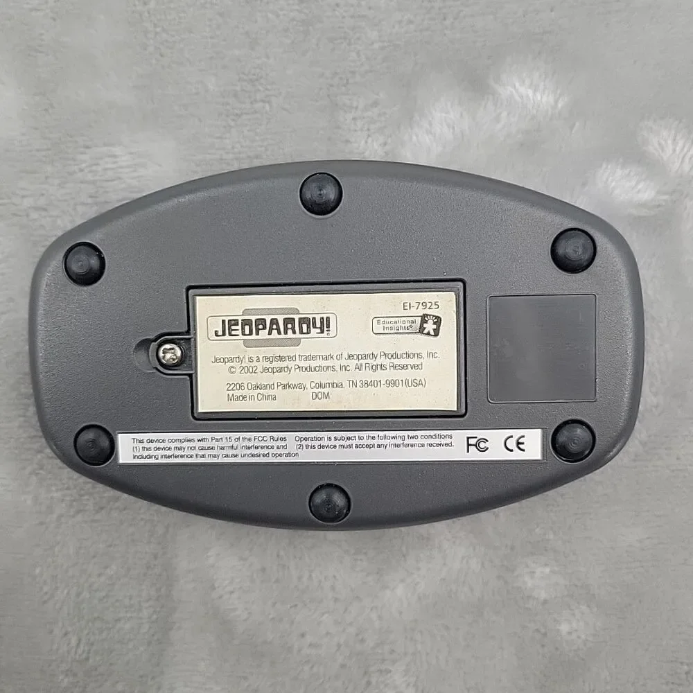 Classroom Jeopardy EI-7925 Teacher/Host Remote Replacement